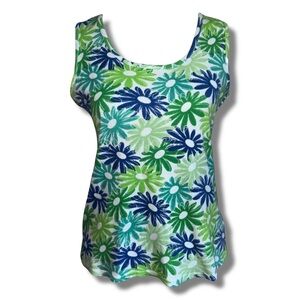 Vintage 90s Floral Print Tank Top